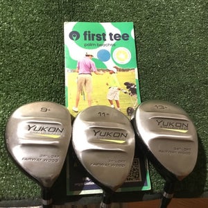 Pinemeadow Yukon Woods Set 9+W, 11+W, 13+W Regular Performance 78g Graphite READ