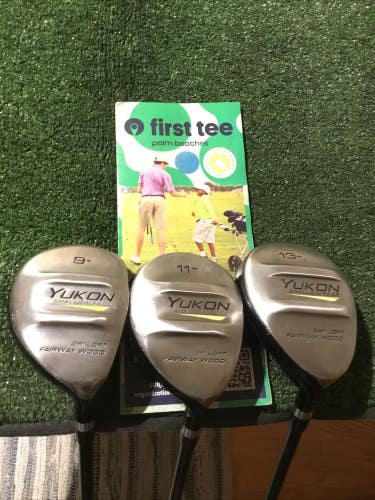 Pinemeadow Yukon Woods Set 9+W, 11+W, 13+W Regular Performance 78g Graphite READ