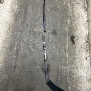 Broken Senior CCM Ribcor Trigger 9 Pro Left Hand Hockey Stick Toe Pattern 55 Flex Pro Stock (Used)