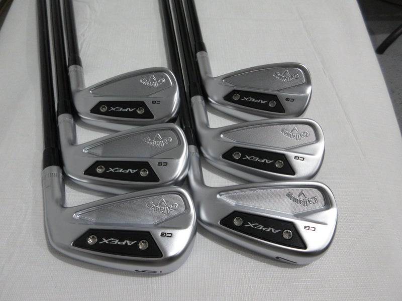 Callaway 2024 Apex CB Forged Iron Set - 6-PW, AW - Stiff Flex Graphite - NEW