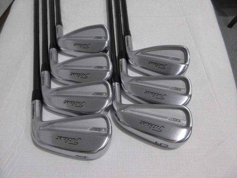 Titleist T100 23 Iron Set - 4-PW- Extra Stiff X Flex Steel +0.5" Long 1* Upright