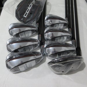 Left-Handed 2023 Cobra T-Rail Iron Set - 4H, 5-PW - Senior Flex Graphite - NEW