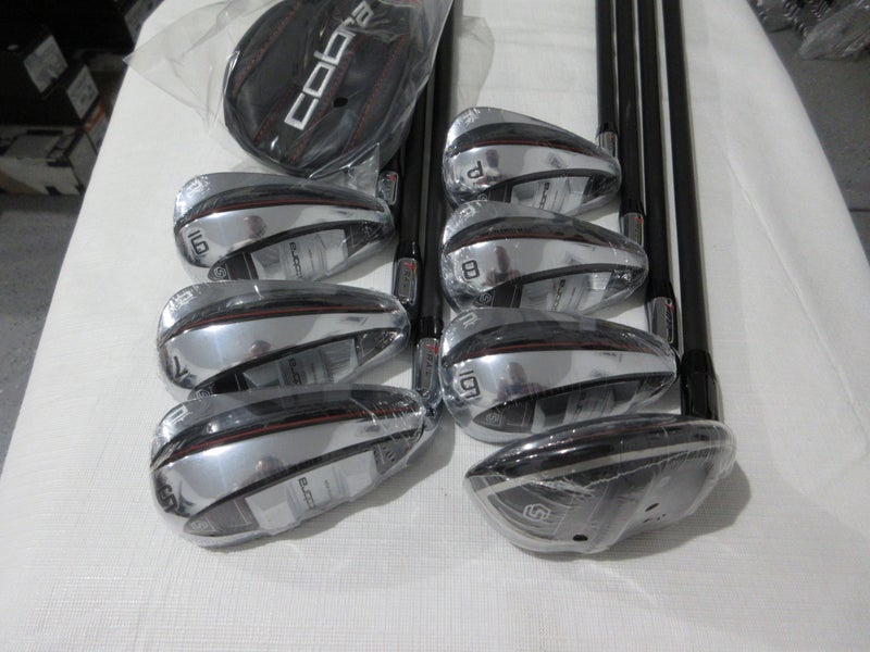 Left-Handed 2023 Cobra T-Rail Iron Set - 4H, 5-PW - Senior Flex Graphite - NEW