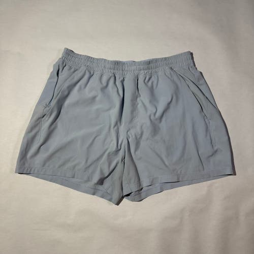 Men's lululemon Light Blue Pace Breaker 5" Linerless Short Size: XL