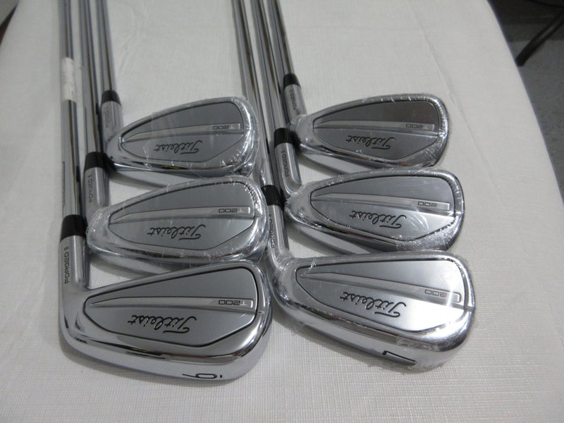 Titleist T200 23 Iron Set - 6-PW, GW - AMT Black R300 Regular Flex Steel - NEW