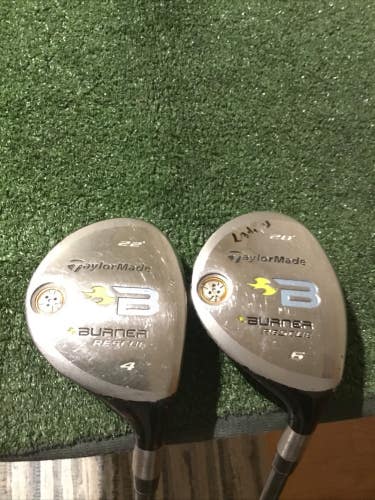 Taylormade Ladies Burner Rescue Hybrids Set (4H & 6H) REAX 50 Graphite Shafts