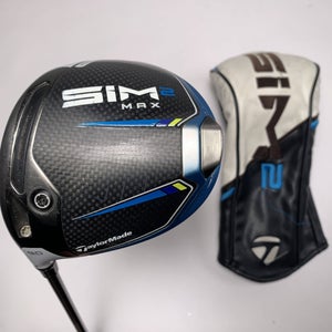 TaylorMade SIM2 MAX Driver 9* Diamana T+ Xlink Tech 60g Senior LH HC