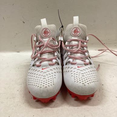 Used Nike LAX Cleats Womens White Senior 8.5 11725-S000495290