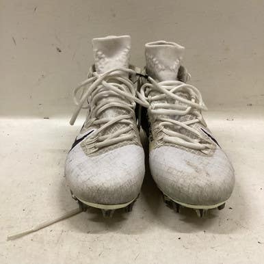 Used Nike LAX Cleats Mens White Senior 8.5 11725-S000495291