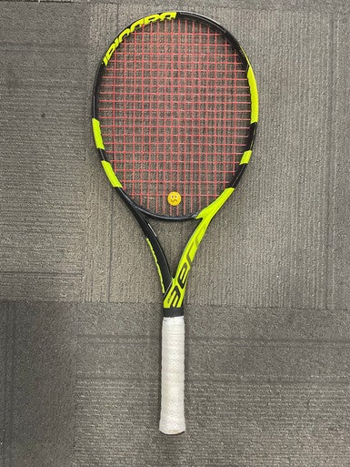 Used Babolat PURE AERO TEAM Adult Tennis Racquet Yellow 4 3/8" 11614-S000226642