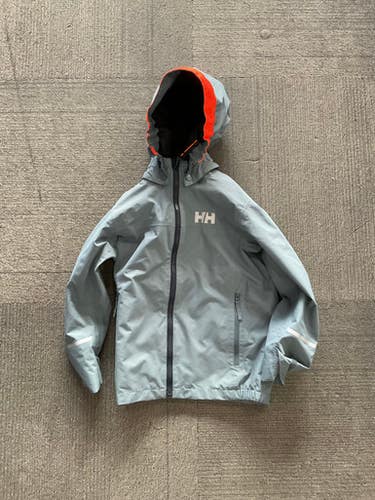 Used Helly Hansen SKI JACKET 122/7 Outerwear Light Jacket Y Grey XS 11614-S000226636