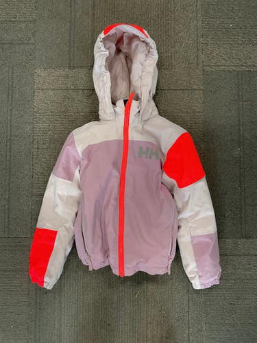 Used Helly Hansen SKI JACKET 116/6 Outerwear Light Jacket Y Pink XS 11614-S000226637