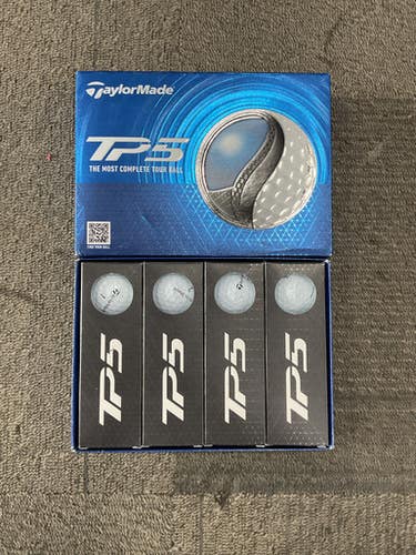 Used Taylormade TP5 12 Pack - Golf Balls White 11614-S000226612