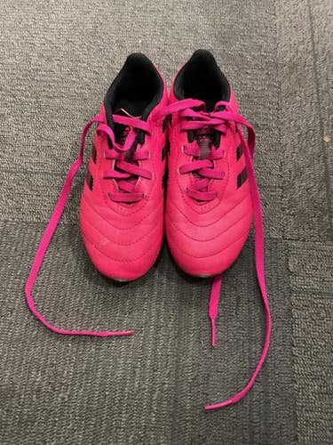 Used Adidas SOCCER CLEATS Soccer Cleats Pink Youth 12.0 11614-S000226568