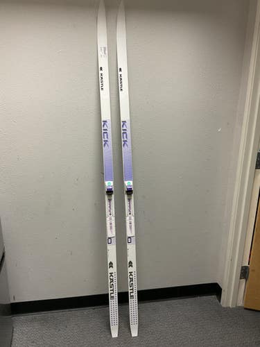 Used KASTLE KICK Mens XC Ski/Binding White And Purple 190 cm 11855-S000195828