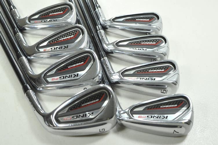 Cobra King F9 Speedback 4-PW,GW Iron Set Regular Flex RH Atmos Graphite # 207285