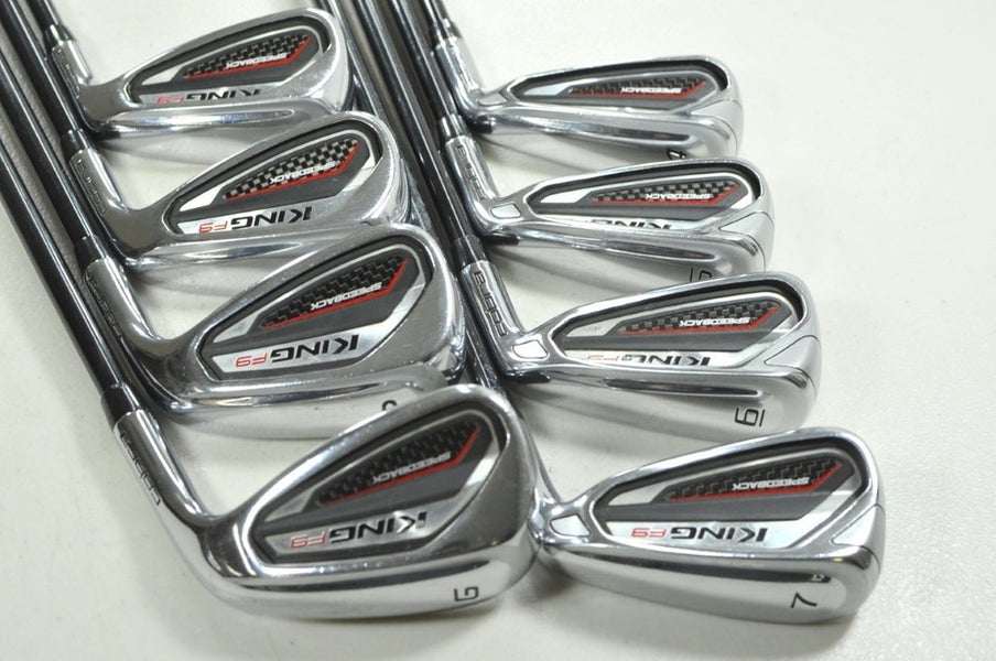 Cobra King F9 Speedback 4-PW,GW Iron Set Regular Flex RH Atmos Graphite # 207285