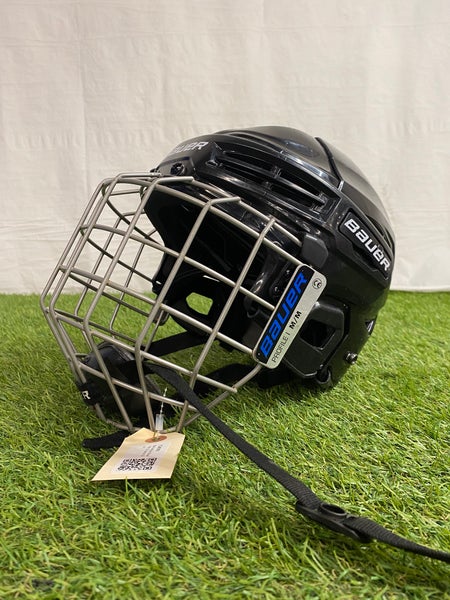 Black Medium Bauer IMS 5.0 Helmet (Used)