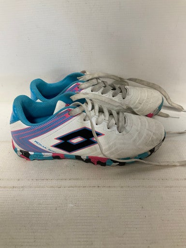 Used Lotto Soccer Indoor Shoes White Junior 02.5 11823-S000036270