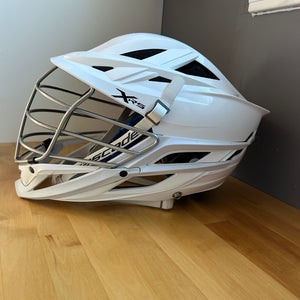 White Cascade XRS Lacrosse Helmet (used once)