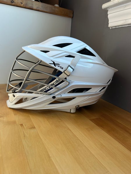 White Cascade XRS Lacrosse Helmet (used once)