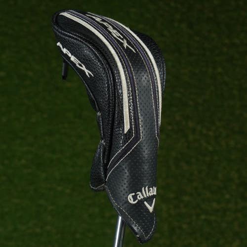 CALLAWAY APEX HYBRID HEADCOVER BLACK / WHITE WITH CHANGEABLE #'S ~ LOOK!!