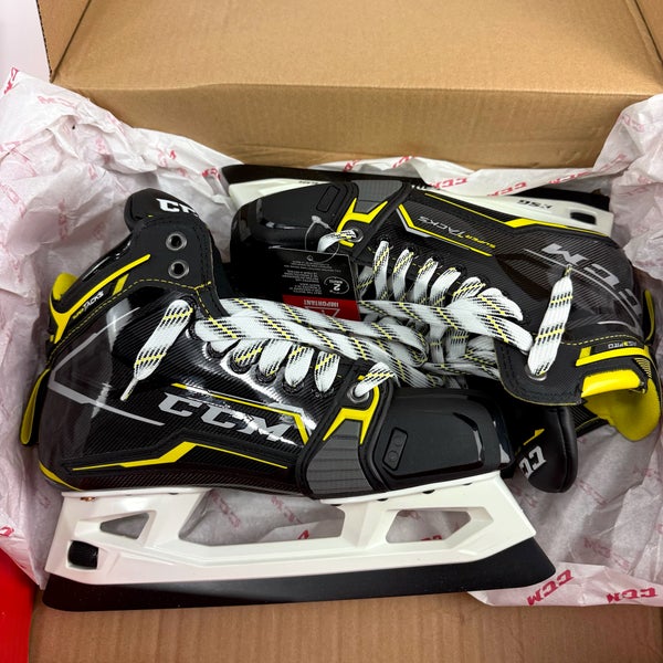 New CCM Tacks AS3 Pro Goalie Skates | Sr 7.5D | CCM444