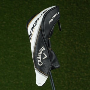 CALLAWAY ROGUE ST HYBRID HEADCOVER BLACK / WHITE / YELLOW WITH CHANGEABLE #'S