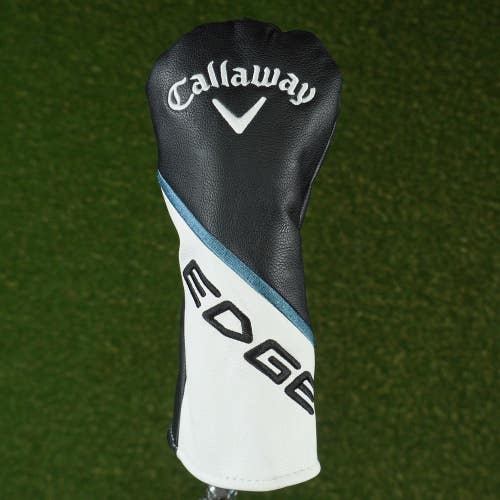 CALLAWAY EDGE HYBRID HEADCOVER BLACK / WHITE / BLUE WITH CHANGEABLE #'S ~ LOOK!!
