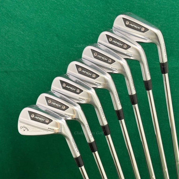 Callaway Apex Pro Forged '24 4-PW Iron Set Dynamic Gold TI X100 Steel ExStiff