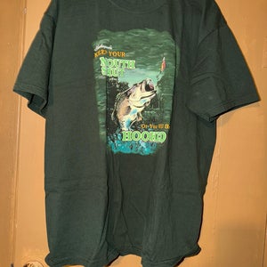 Steve & Barry’s Shakespeare Vintage Fishing Graphic T Shirt Mens Size Large Used