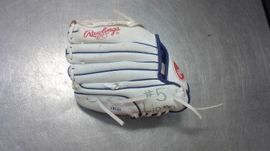 Used Rawlings PL90SSG BB/SB Glove RH Throw White 9" 11339-S000197158