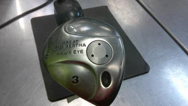 Used Callaway GREAT BIG BERTHA HAWK EYE Mens Fairway Wood RH 3 Wood 11339-S000197141