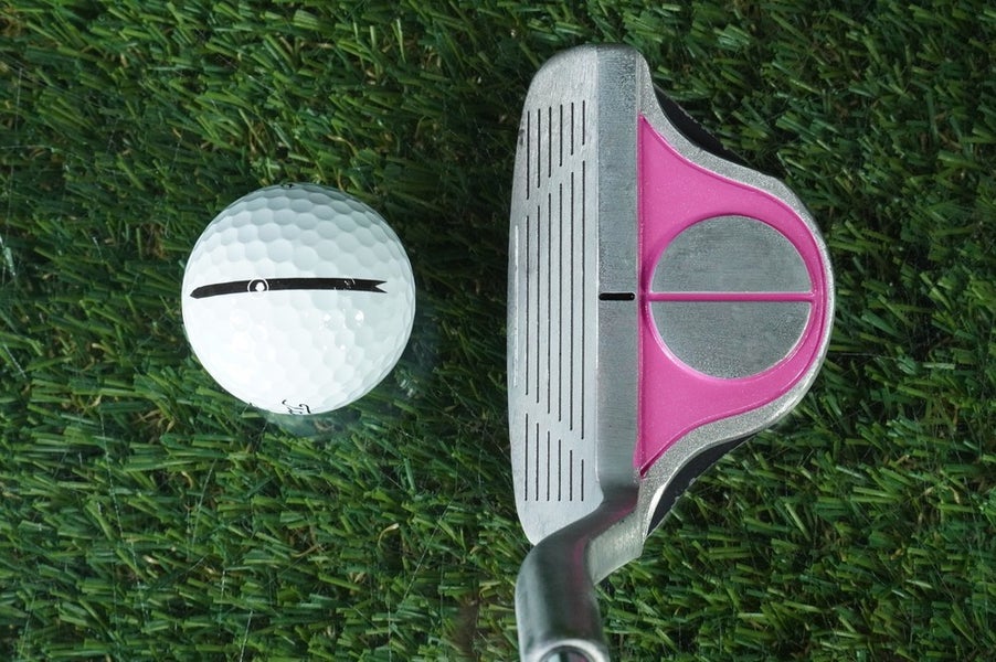 EZ ROLL EZC CHIPPING IRON LADIES PINK CHIPPER 33.75" APOLLO STEEL RH ~ LOOK!!