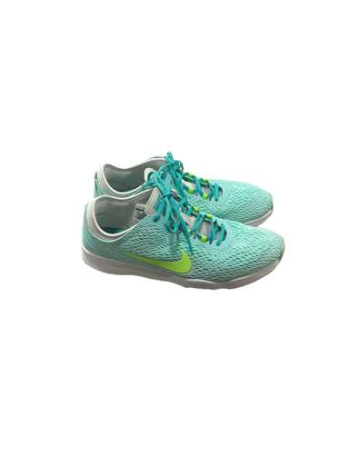 Used Nike TRAINING ZOOM FIT RUNNING WOMENS SHOES Running/X-Train Shoes W Sky Blue 11347-S000260590