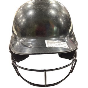 Used RIP-IT 2 TONE BLK/WHT Batting Helmet w/Mask Black And White S/M 11347-S000260580