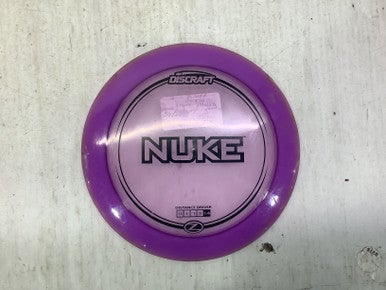 Used Discraft NUKE Disc Golf Driver Purple 174g 11347-S000260558