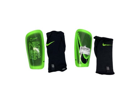 Used Nike Soccer Shin Guards Adult Green MD 11347-S000260542