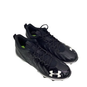 Used Under Armour Adult FB Cleats Black Senior 10 11347-S000260541