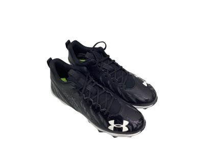 Used Under Armour Adult FB Cleats Black Senior 10 11347-S000260541