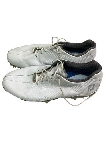 Used Foot Joy Mens Golf Shoes White Senior 9 11347-S000260528
