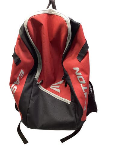 Used Easton 2 BAT BAG BB/SB Player Backpack Red 11347-S000260502