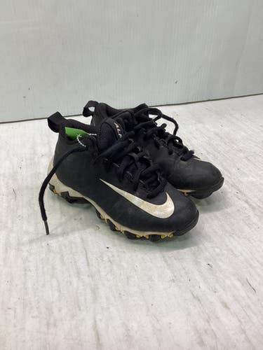 Used Nike ALPHA BB CLEAT BB/SB Cleats Black Youth 11.0 11347-S000260497