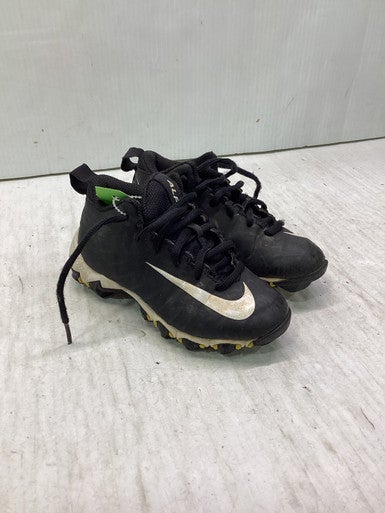 Used Nike ALPHA BB CLEAT BB/SB Cleats Black Youth 11.0 11347-S000260497