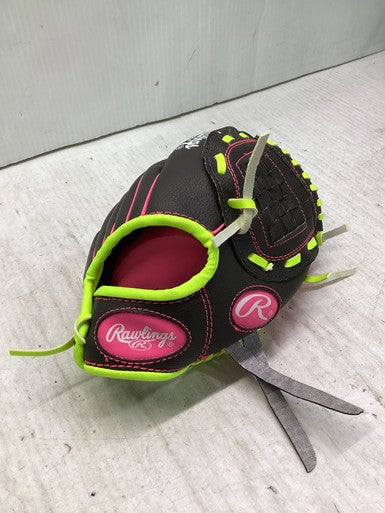 Used Rawlings PLAYERS SERIES BB/SB Glove RH Throw Grey 9" 11347-S000260495