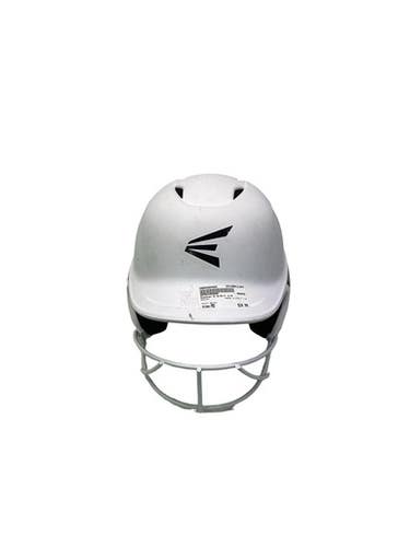 Used Easton 6 5/8-7 1/4 Batting Helmet w/Mask White MD 11347-S000260460