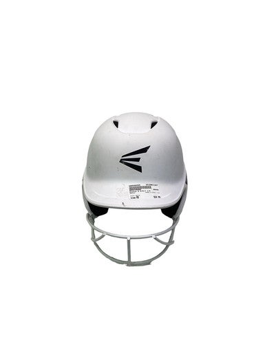Used Easton 6 5/8-7 1/4 Batting Helmet w/Mask White MD 11347-S000260460