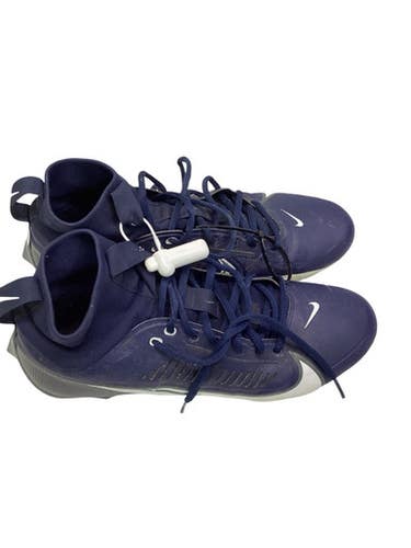 Used Nike VAPOR EDGE PRO 360 Adult FB Cleats Navy Blue Senior 10 11347-S000260451