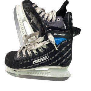 Used CCM JETSPEED Youth Hockey Skate Black And Red Youth 11.0 11347-S000258798