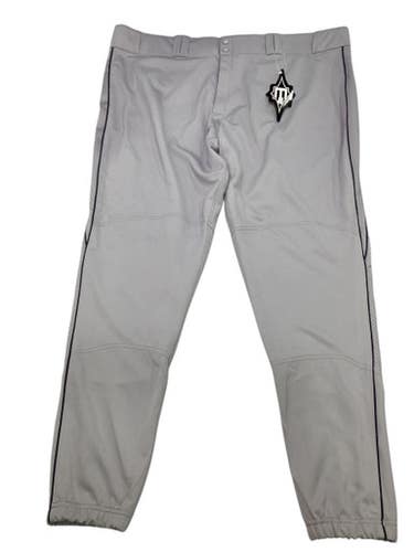 Used Easton GRAY ELASTIC BOTTOM XXL BB/SB Pant Mens Grey 2X 11347-S000258760